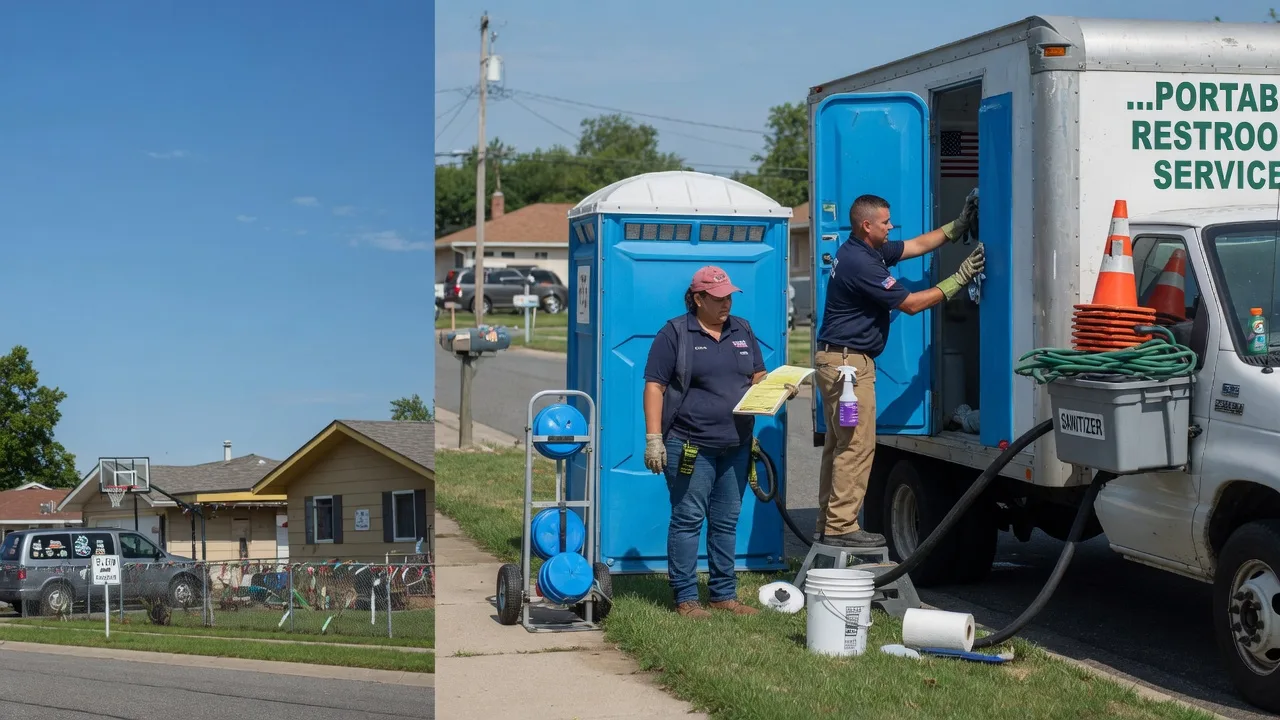 Portable Toilet Rental in Cooksville, IL near me